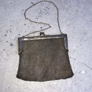 Antique German  mesh bag